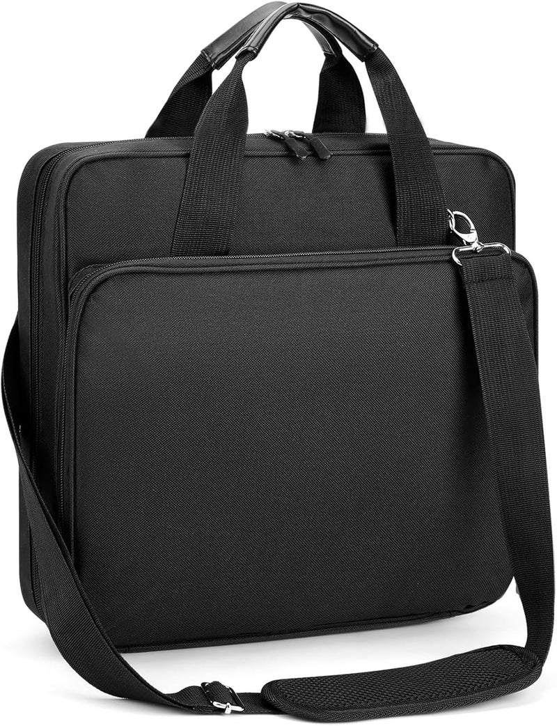 CTWWFS 2 Inch 3 Ring Zipper Binder - Trapper Keeper Binder with Strap - 500 Sheet Capacity & Multi-Pockets for School and Office (Black) - Image 1